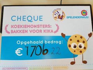 Spelenderwijs Ede haalt € 1.706,22 op voor KiKa!